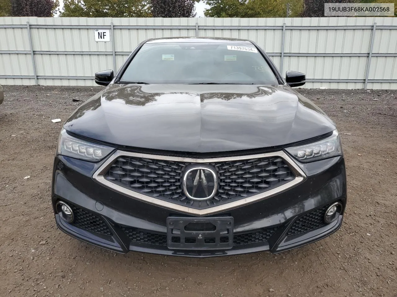 2019 Acura Tlx Technology VIN: 19UUB3F68KA002568 Lot: 71397634