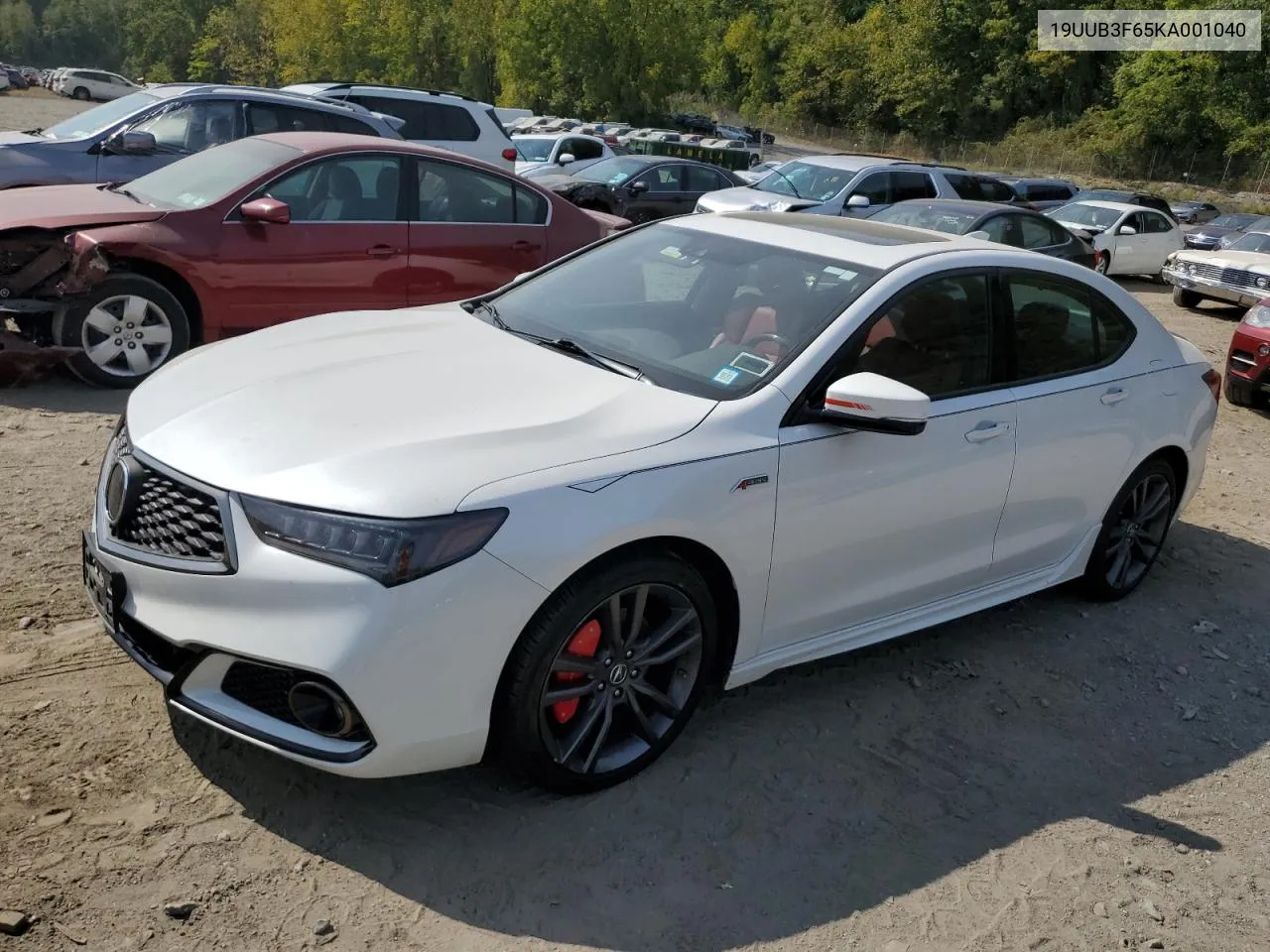 2019 Acura Tlx Technology VIN: 19UUB3F65KA001040 Lot: 71707304