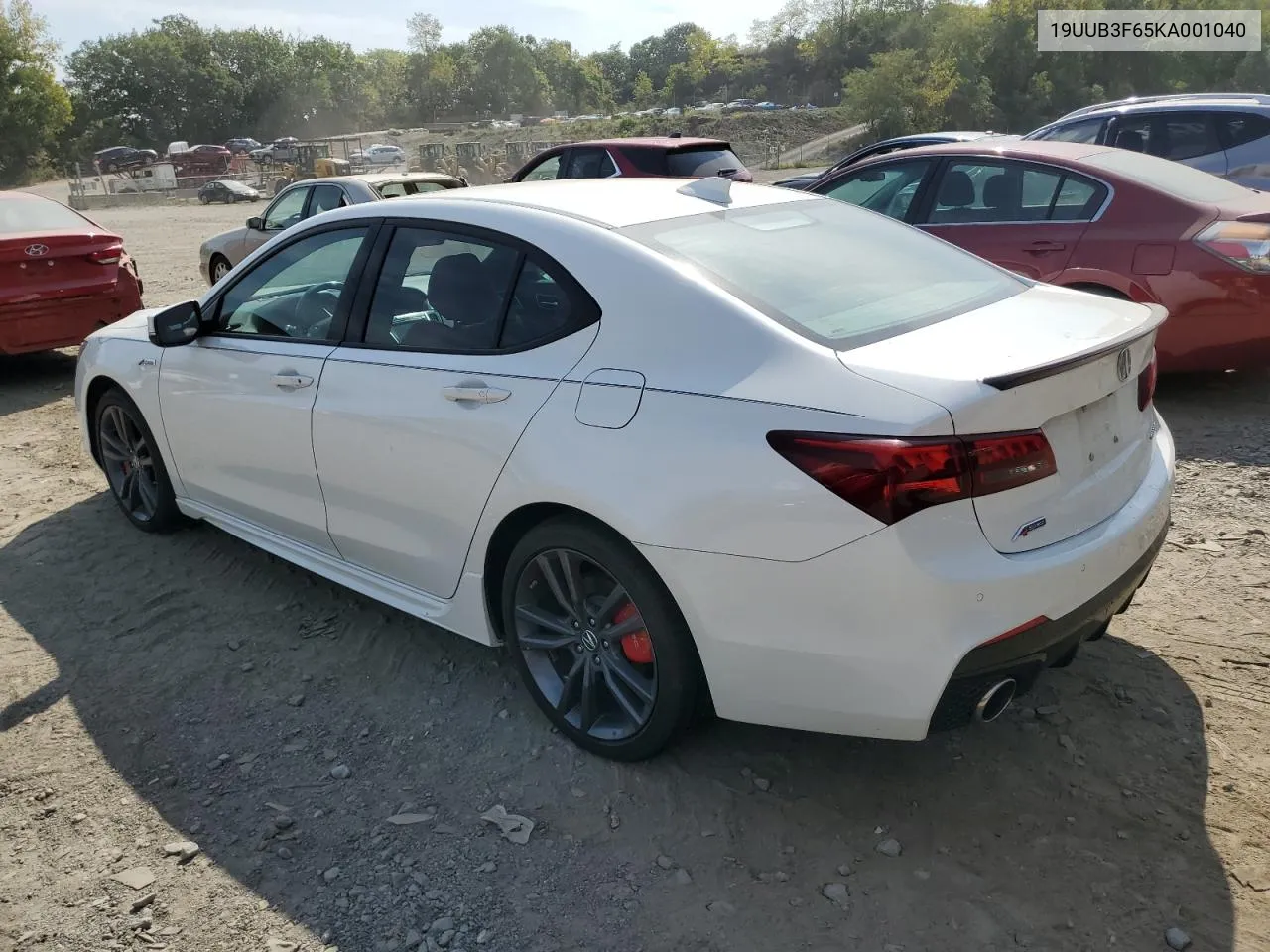 2019 Acura Tlx Technology VIN: 19UUB3F65KA001040 Lot: 71707304