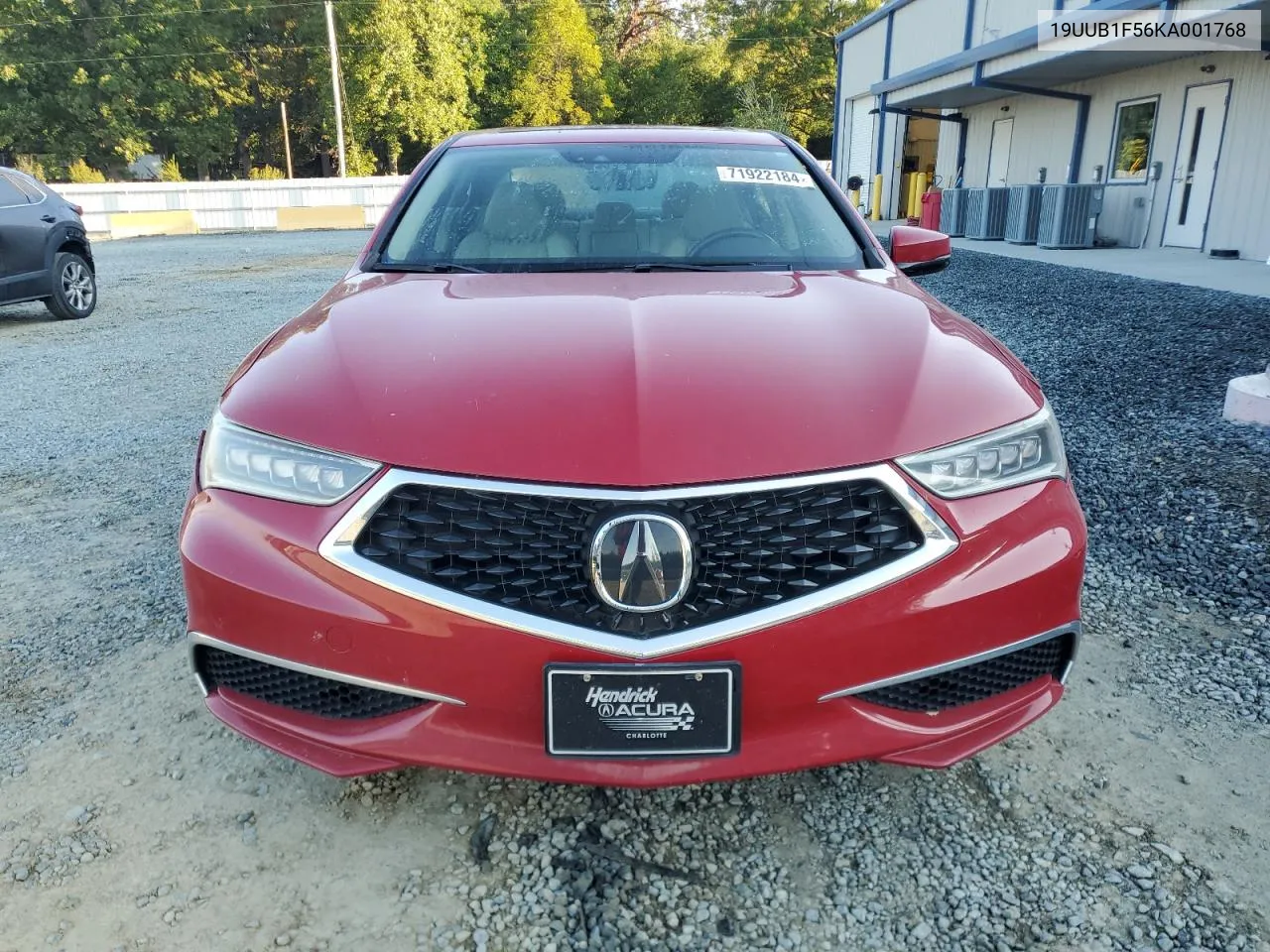 2019 Acura Tlx Technology VIN: 19UUB1F56KA001768 Lot: 71922184