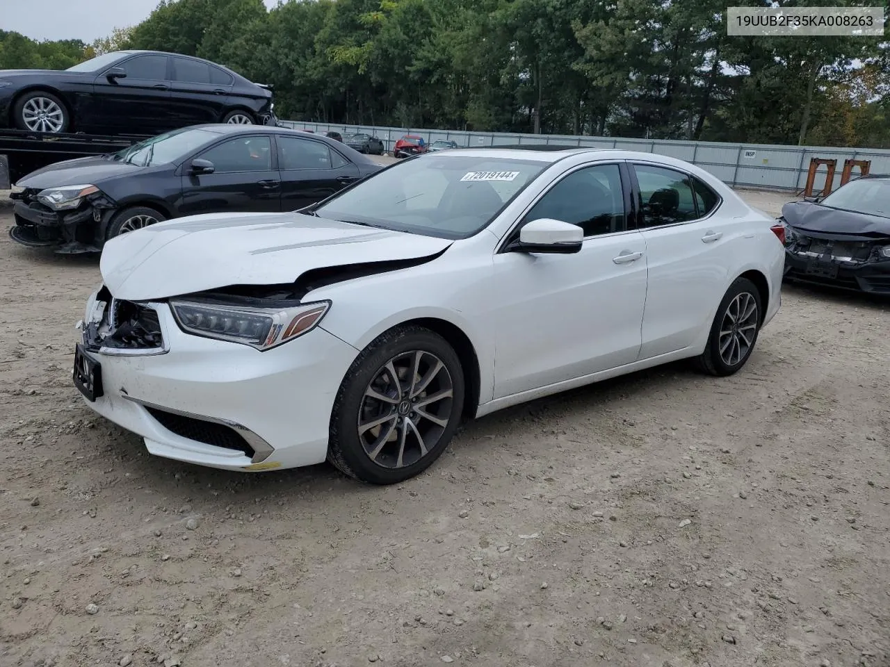 2019 Acura Tlx VIN: 19UUB2F35KA008263 Lot: 72019144