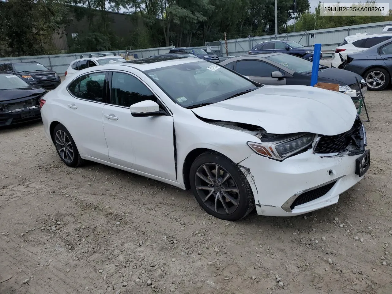 2019 Acura Tlx VIN: 19UUB2F35KA008263 Lot: 72019144