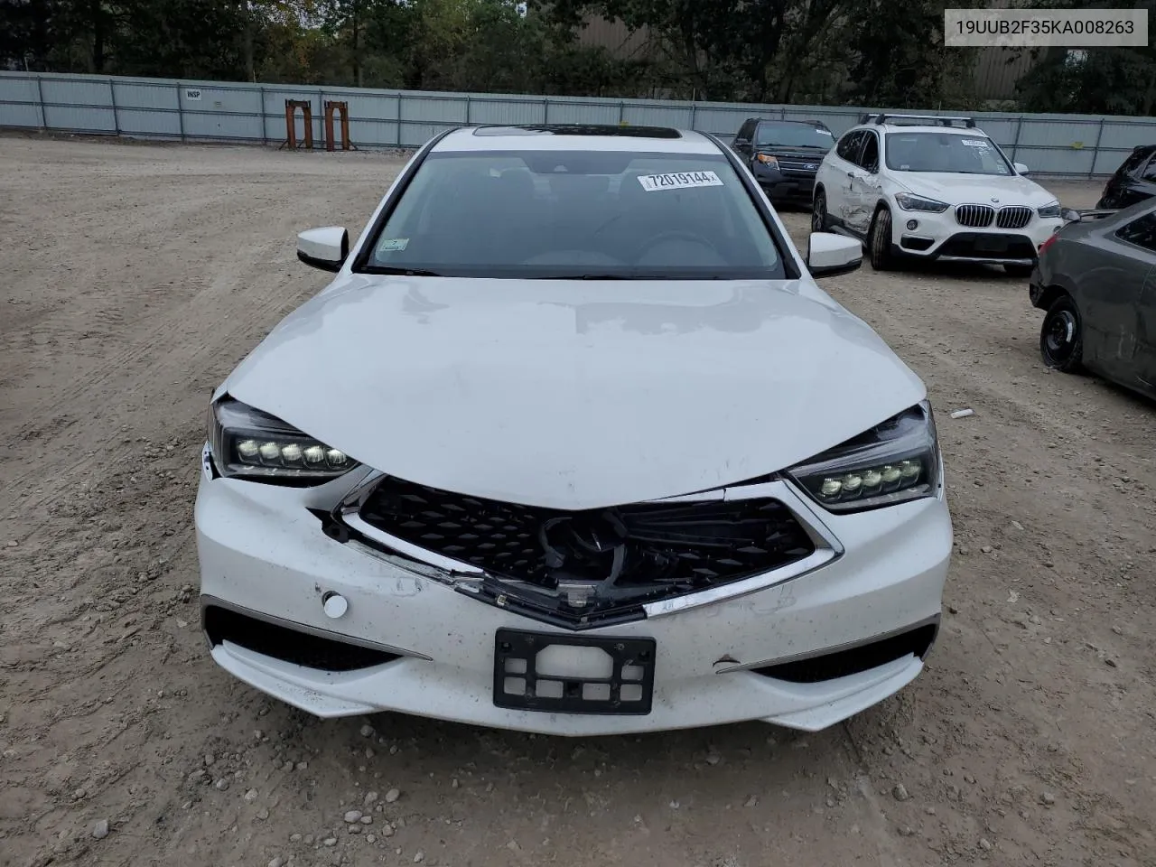 2019 Acura Tlx VIN: 19UUB2F35KA008263 Lot: 72019144