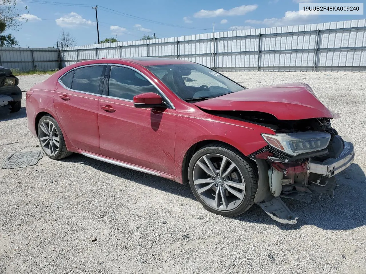 2019 Acura Tlx Technology VIN: 19UUB2F48KA009240 Lot: 72056104