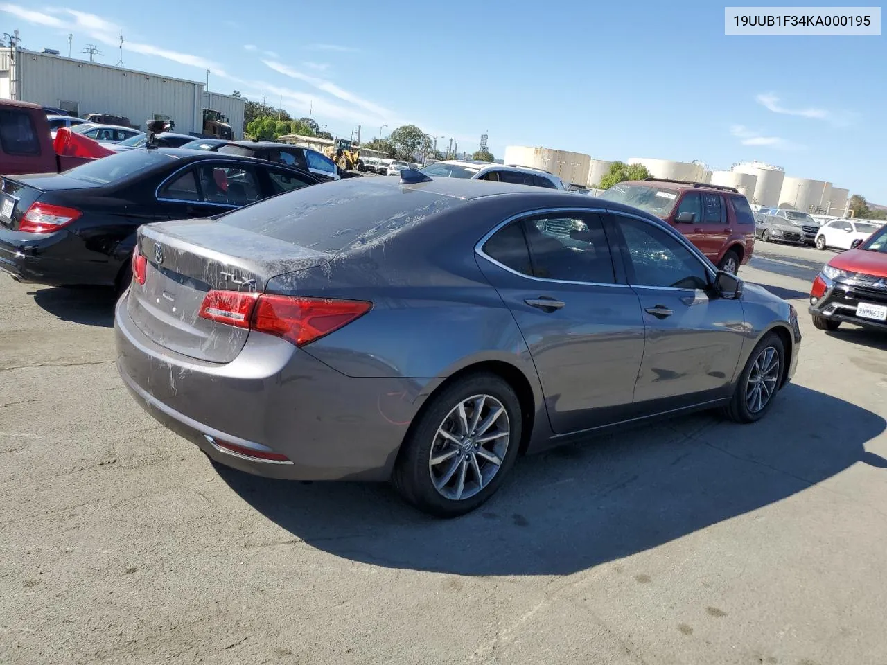 2019 Acura Tlx VIN: 19UUB1F34KA000195 Lot: 72552094