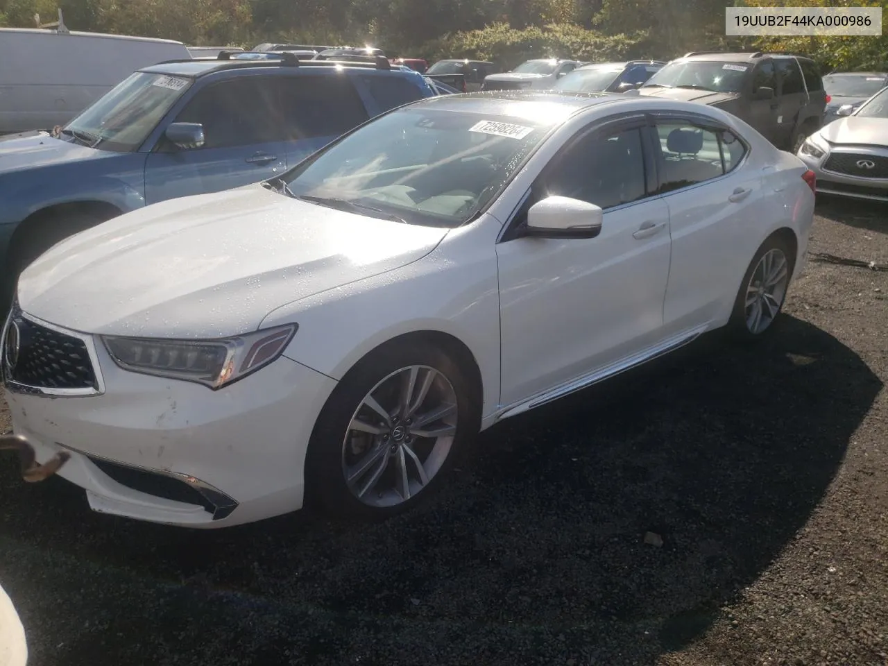 2019 Acura Tlx Technology VIN: 19UUB2F44KA000986 Lot: 72598264