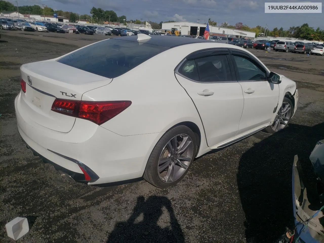 2019 Acura Tlx Technology VIN: 19UUB2F44KA000986 Lot: 72598264