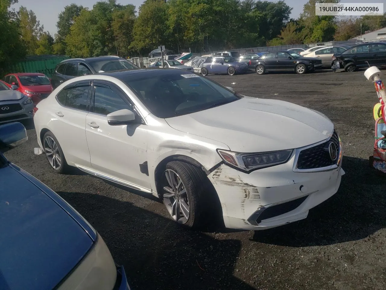 2019 Acura Tlx Technology VIN: 19UUB2F44KA000986 Lot: 72598264