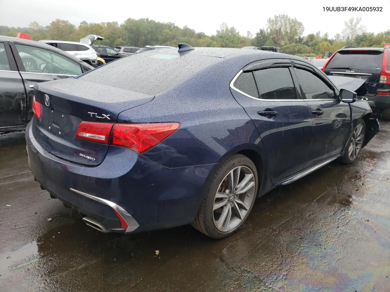 2019 Acura Tlx Technology VIN: 19UUB3F49KA005932 Lot: 73309074