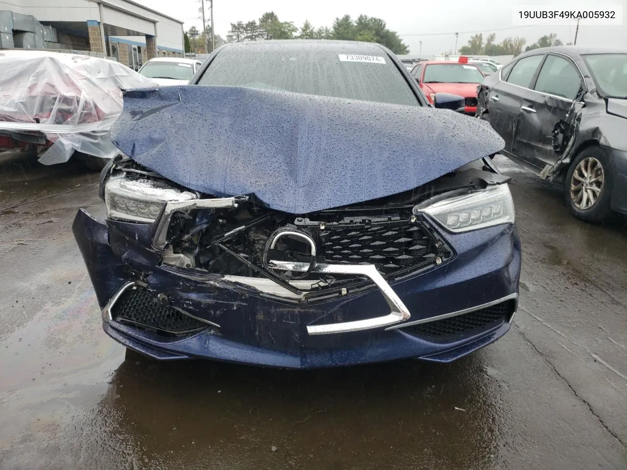 2019 Acura Tlx Technology VIN: 19UUB3F49KA005932 Lot: 73309074