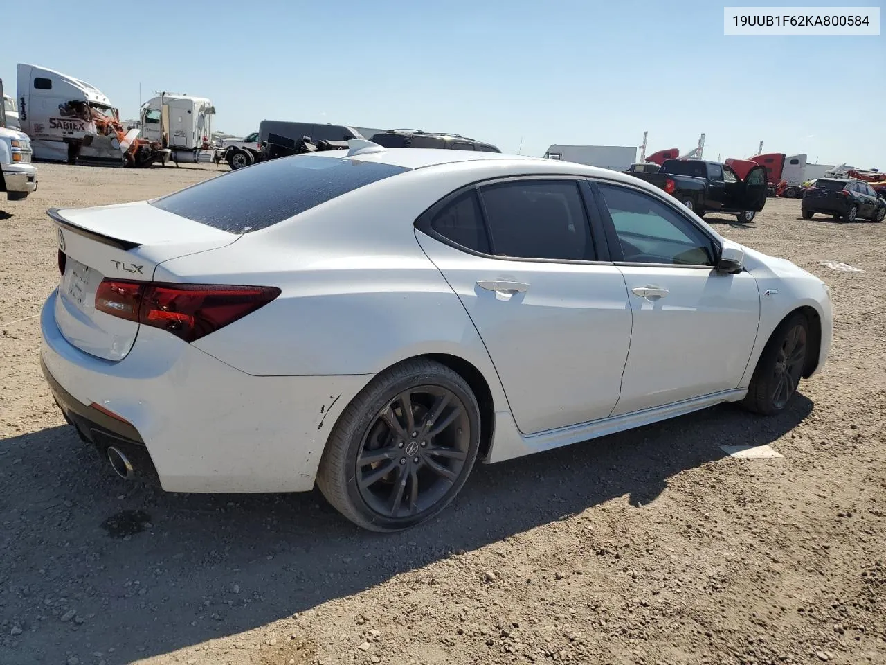 2019 Acura Tlx Technology VIN: 19UUB1F62KA800584 Lot: 73394584