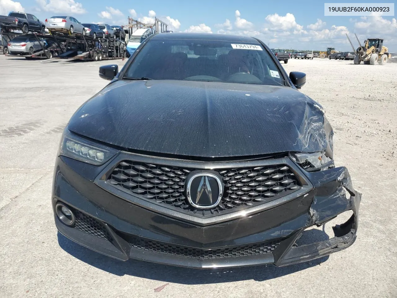 2019 Acura Tlx Technology VIN: 19UUB2F60KA000923 Lot: 73643794