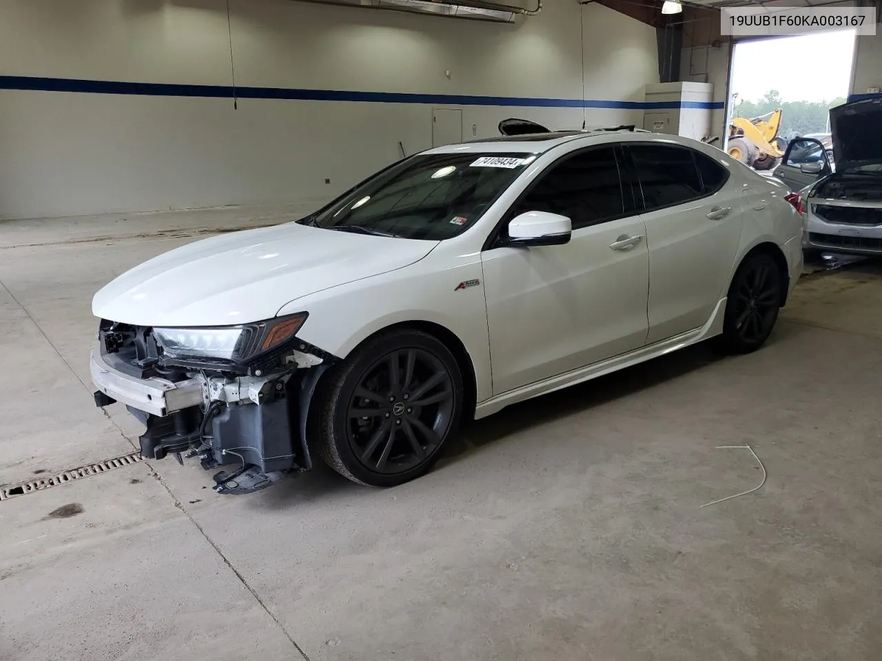 2019 Acura Tlx Technology VIN: 19UUB1F60KA003167 Lot: 74109434