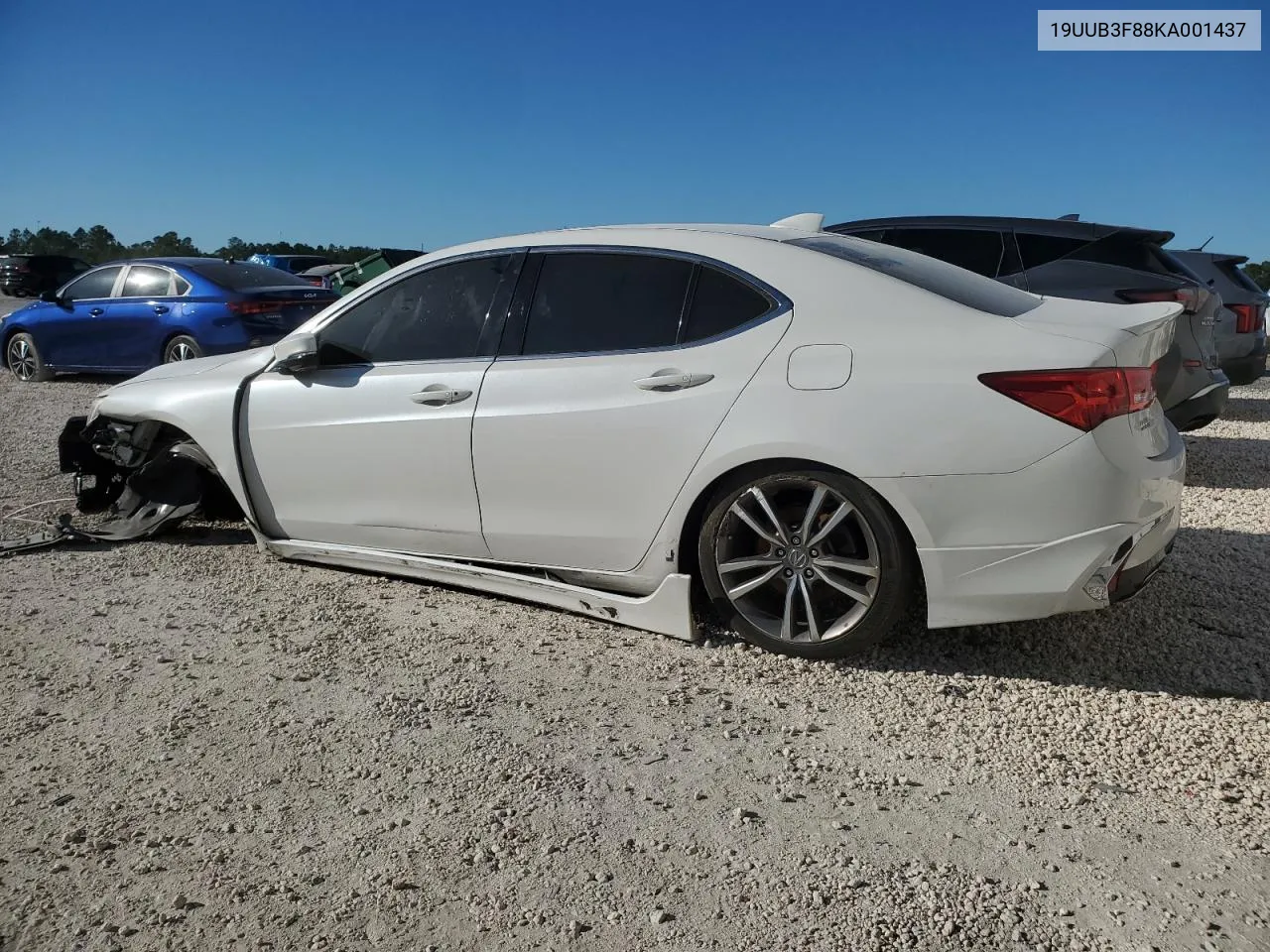 2019 Acura Tlx Advance VIN: 19UUB3F88KA001437 Lot: 74439944