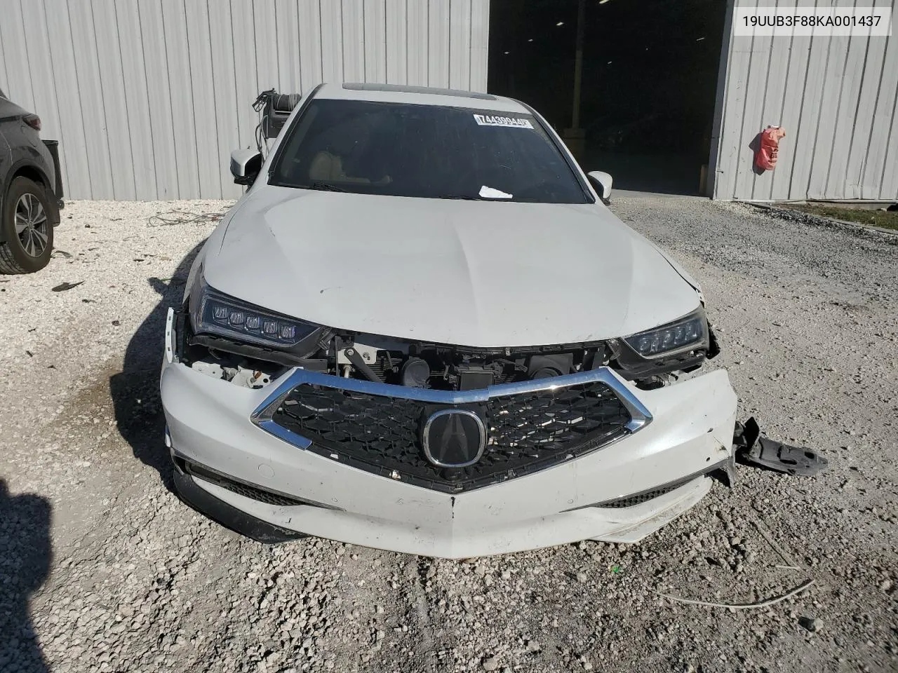 2019 Acura Tlx Advance VIN: 19UUB3F88KA001437 Lot: 74439944