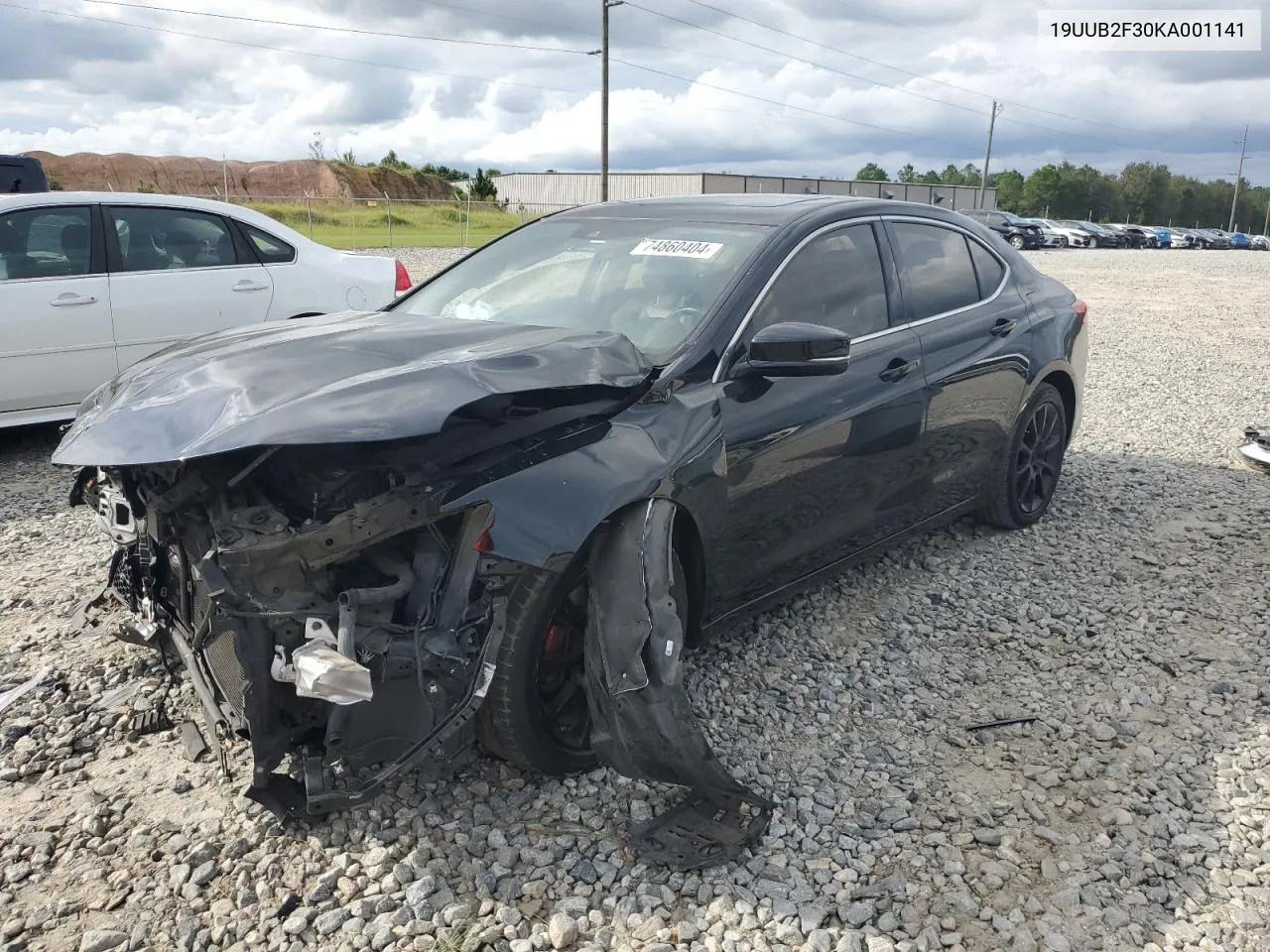 2019 Acura Tlx VIN: 19UUB2F30KA001141 Lot: 74860404