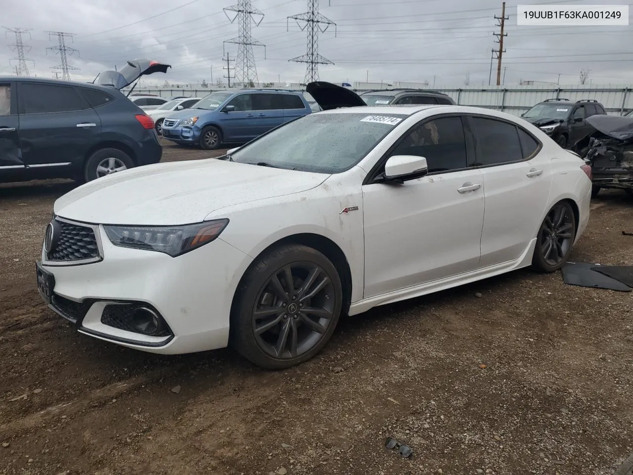 2019 Acura Tlx Technology VIN: 19UUB1F63KA001249 Lot: 78485714