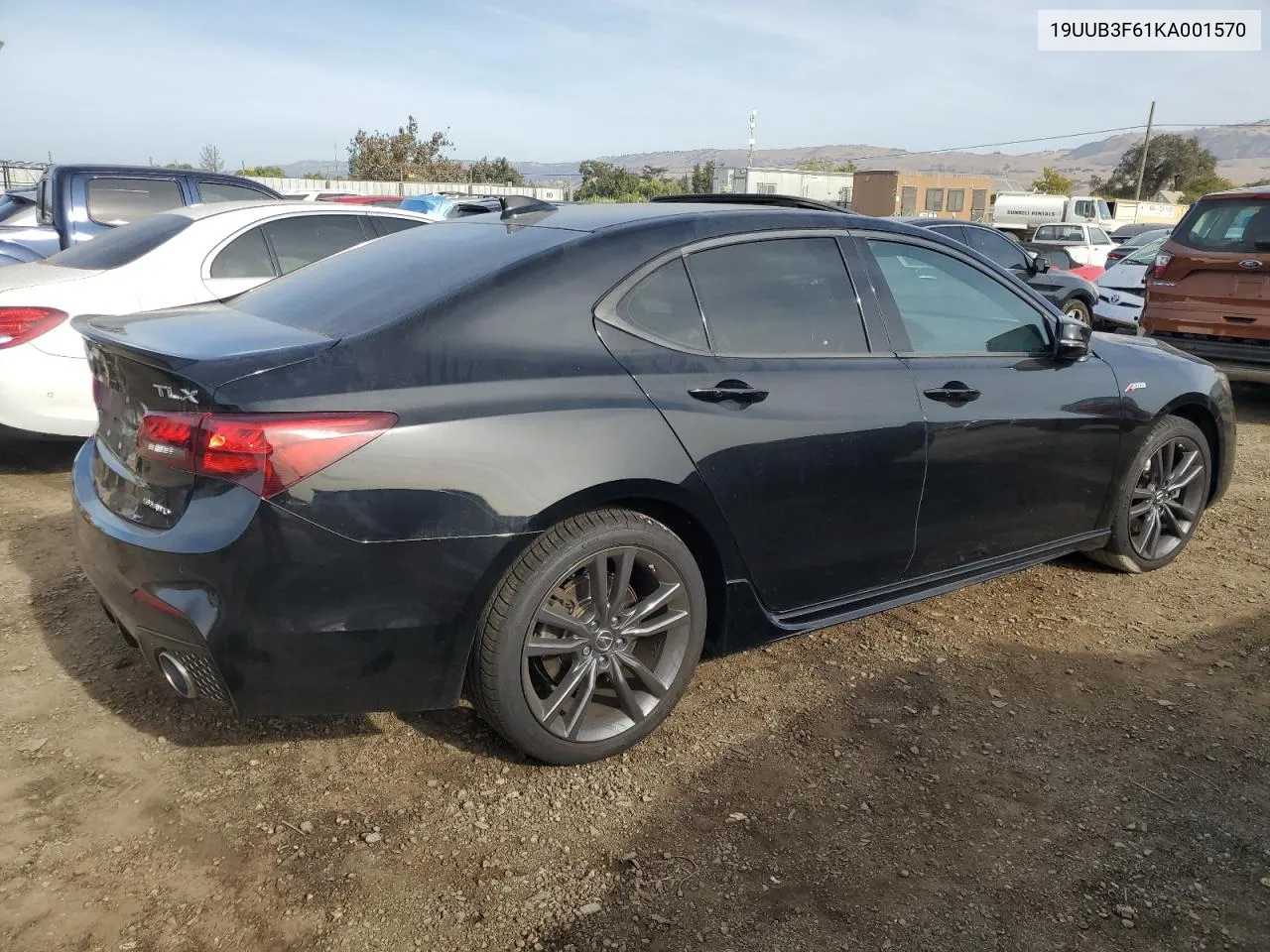 2019 Acura Tlx Technology VIN: 19UUB3F61KA001570 Lot: 79292124