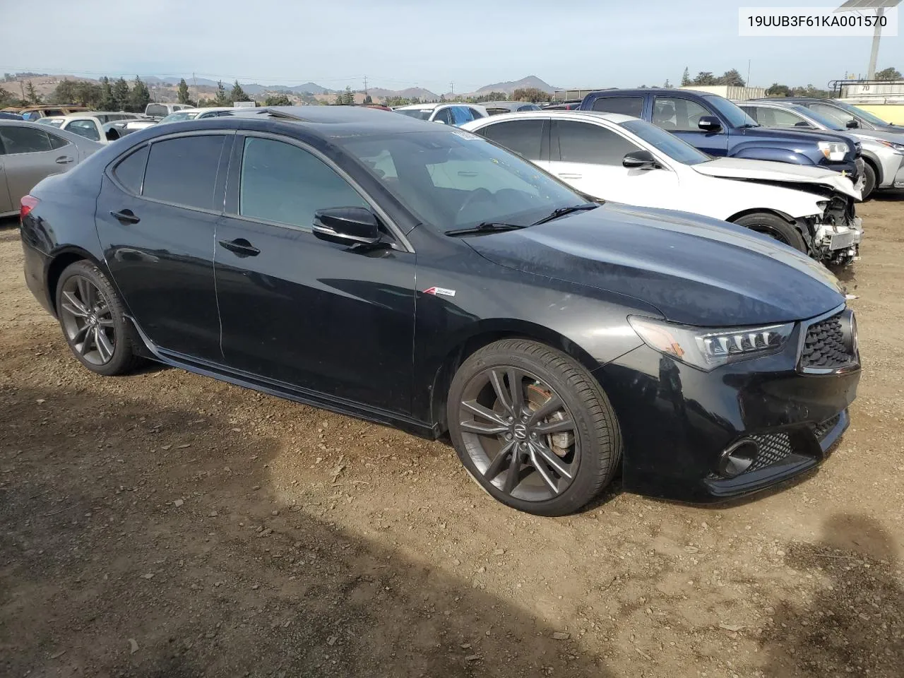 2019 Acura Tlx Technology VIN: 19UUB3F61KA001570 Lot: 79292124