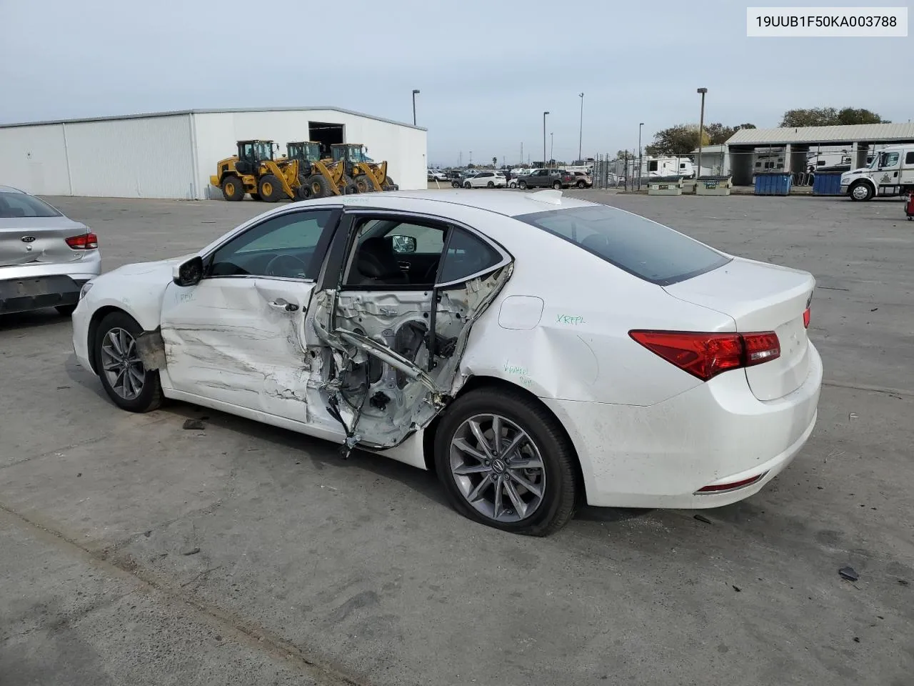 2019 Acura Tlx Technology VIN: 19UUB1F50KA003788 Lot: 80889444