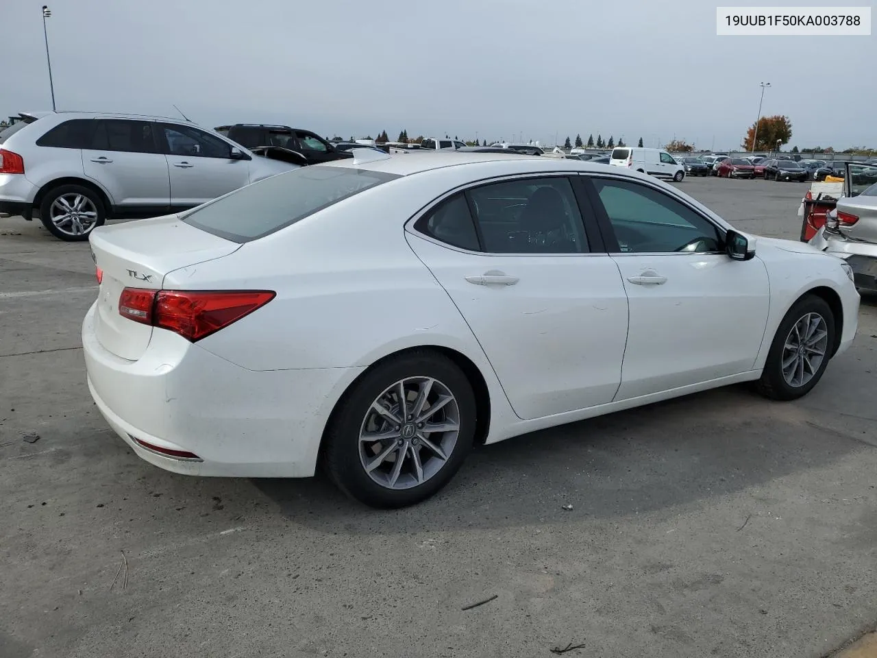 2019 Acura Tlx Technology VIN: 19UUB1F50KA003788 Lot: 80889444