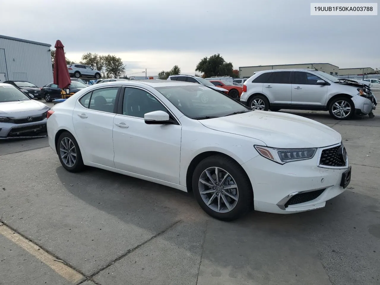 2019 Acura Tlx Technology VIN: 19UUB1F50KA003788 Lot: 80889444