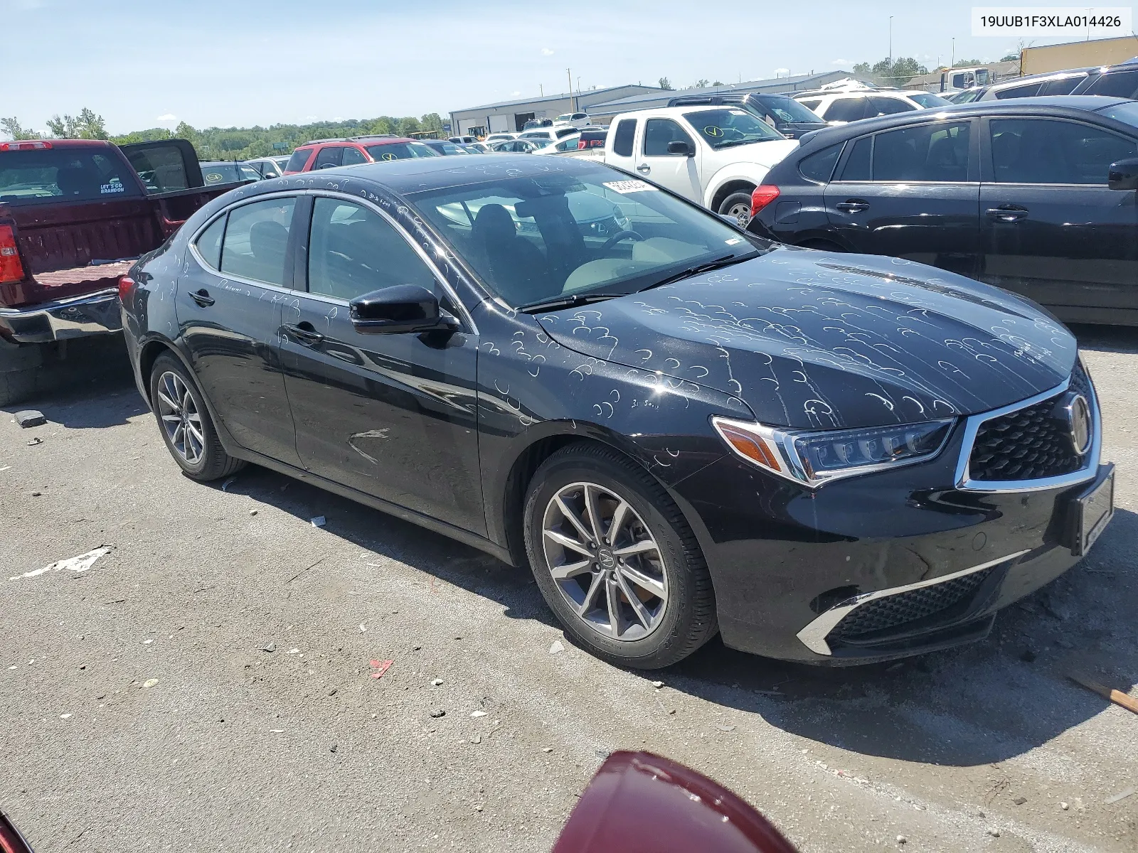 2020 Acura Tlx VIN: 19UUB1F3XLA014426 Lot: 56242254