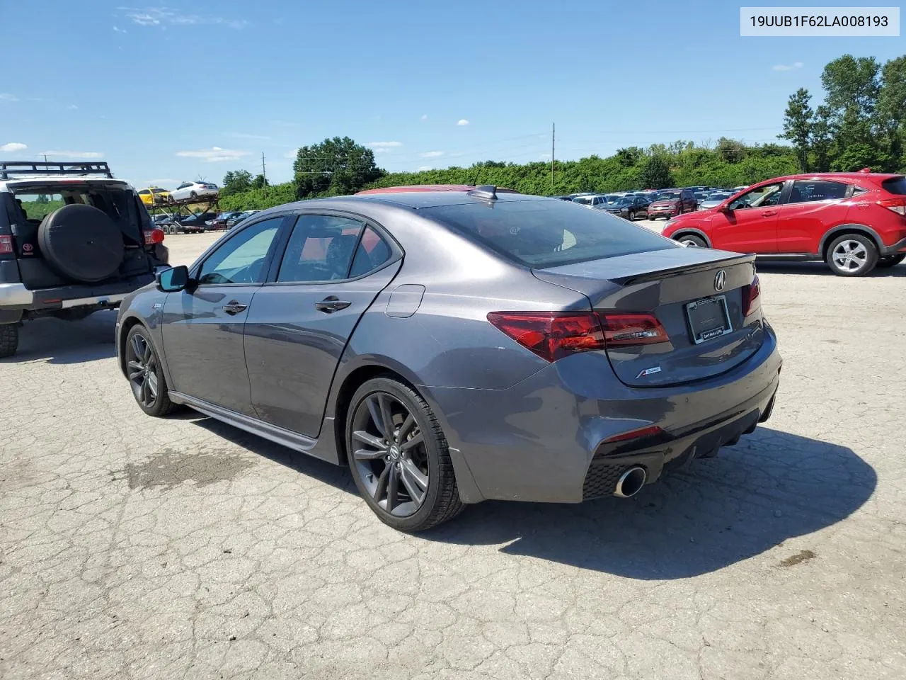 2020 Acura Tlx Technology VIN: 19UUB1F62LA008193 Lot: 58232424