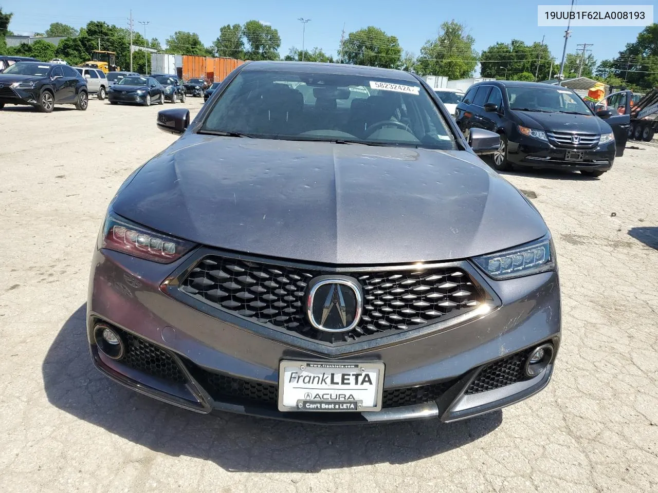 2020 Acura Tlx Technology VIN: 19UUB1F62LA008193 Lot: 58232424