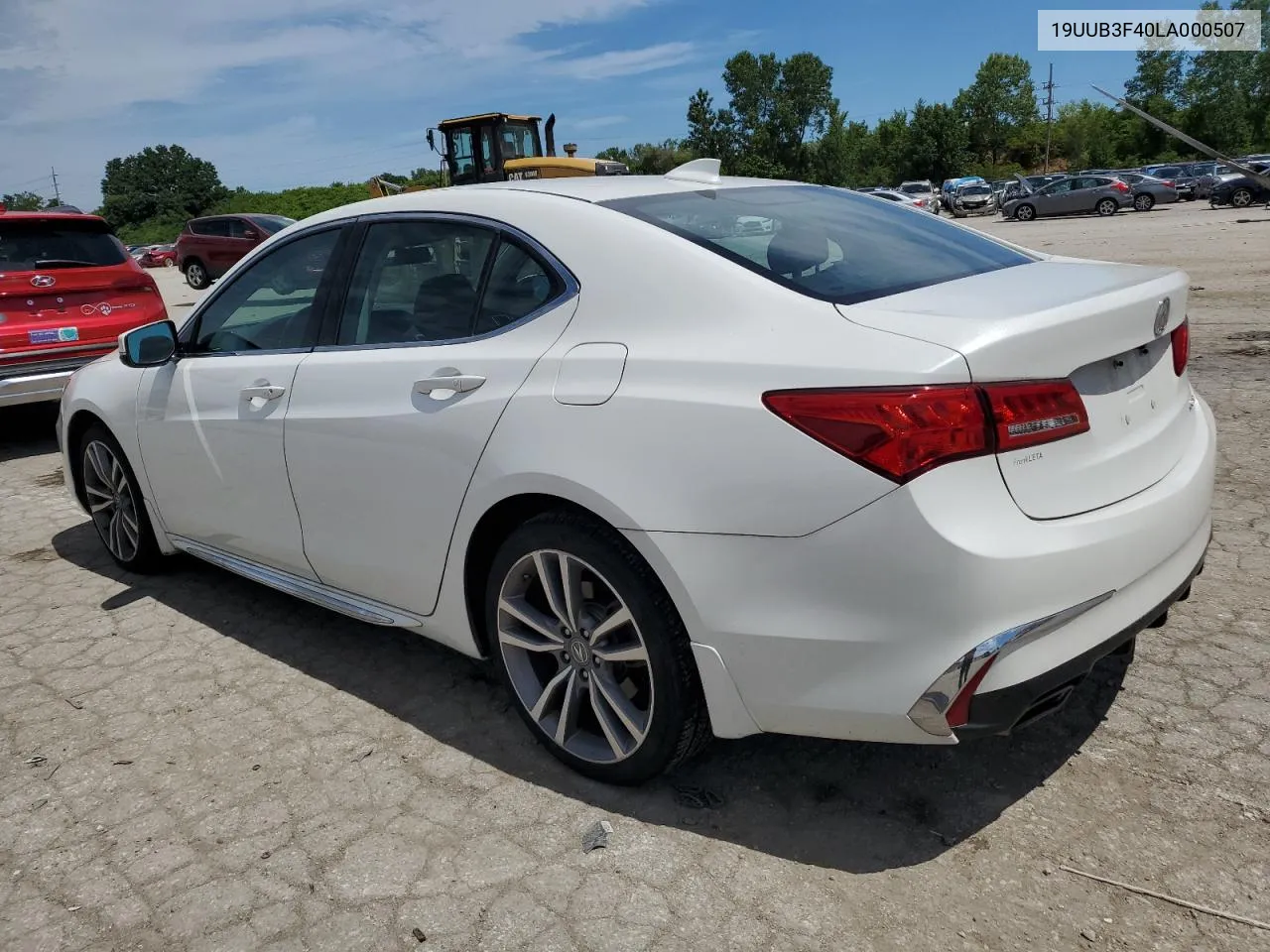 19UUB3F40LA000507 2020 Acura Tlx Technology