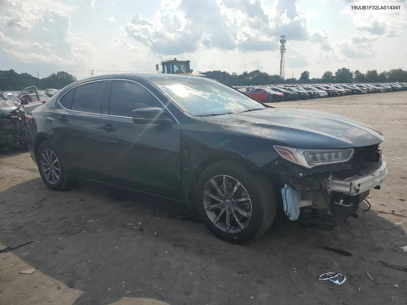 2020 Acura Tlx VIN: 19UUB1F32LA014341 Lot: 65777344