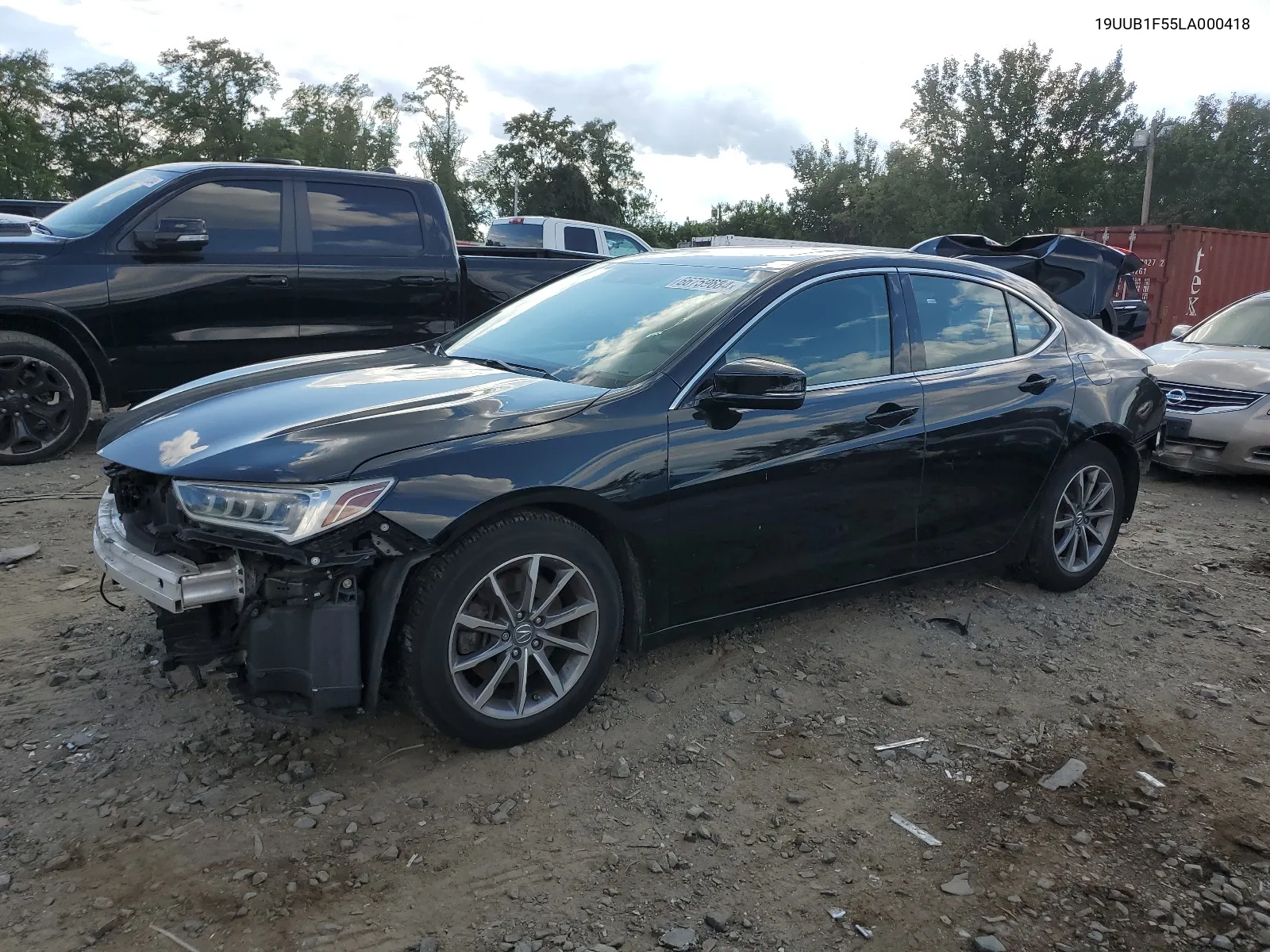 2020 Acura Tlx Technology VIN: 19UUB1F55LA000418 Lot: 66759684