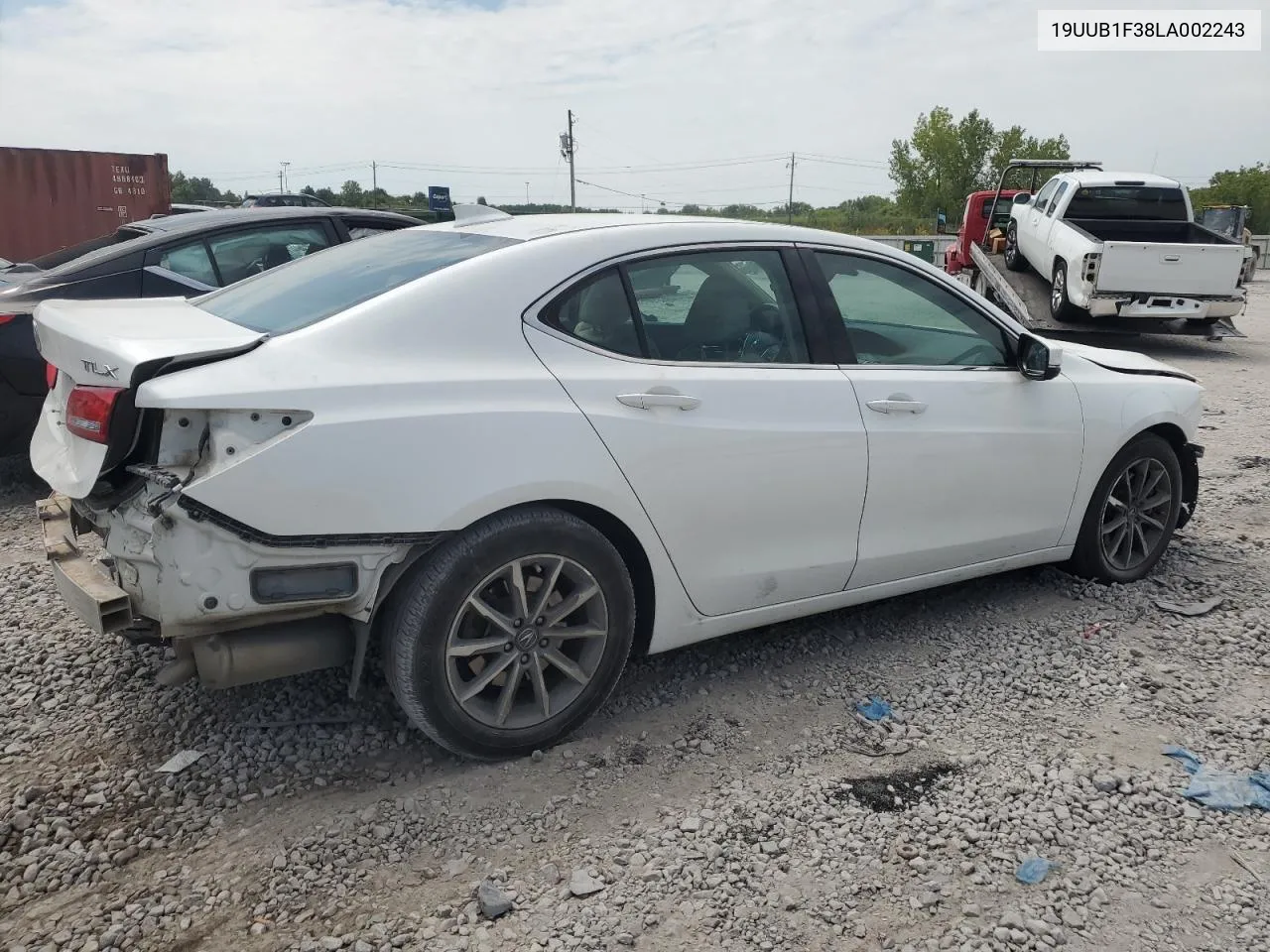 2020 Acura Tlx VIN: 19UUB1F38LA002243 Lot: 67173634