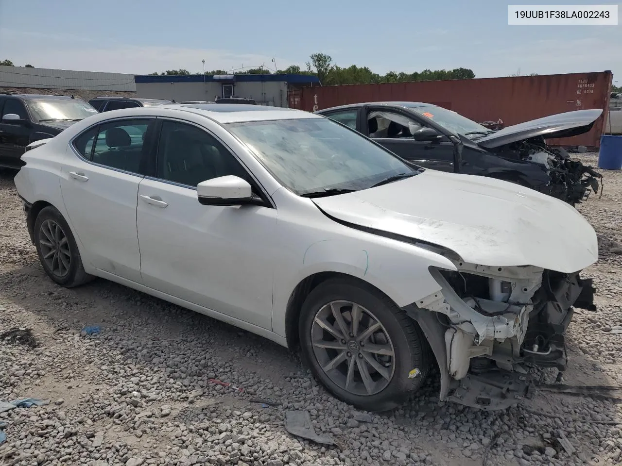 2020 Acura Tlx VIN: 19UUB1F38LA002243 Lot: 67173634