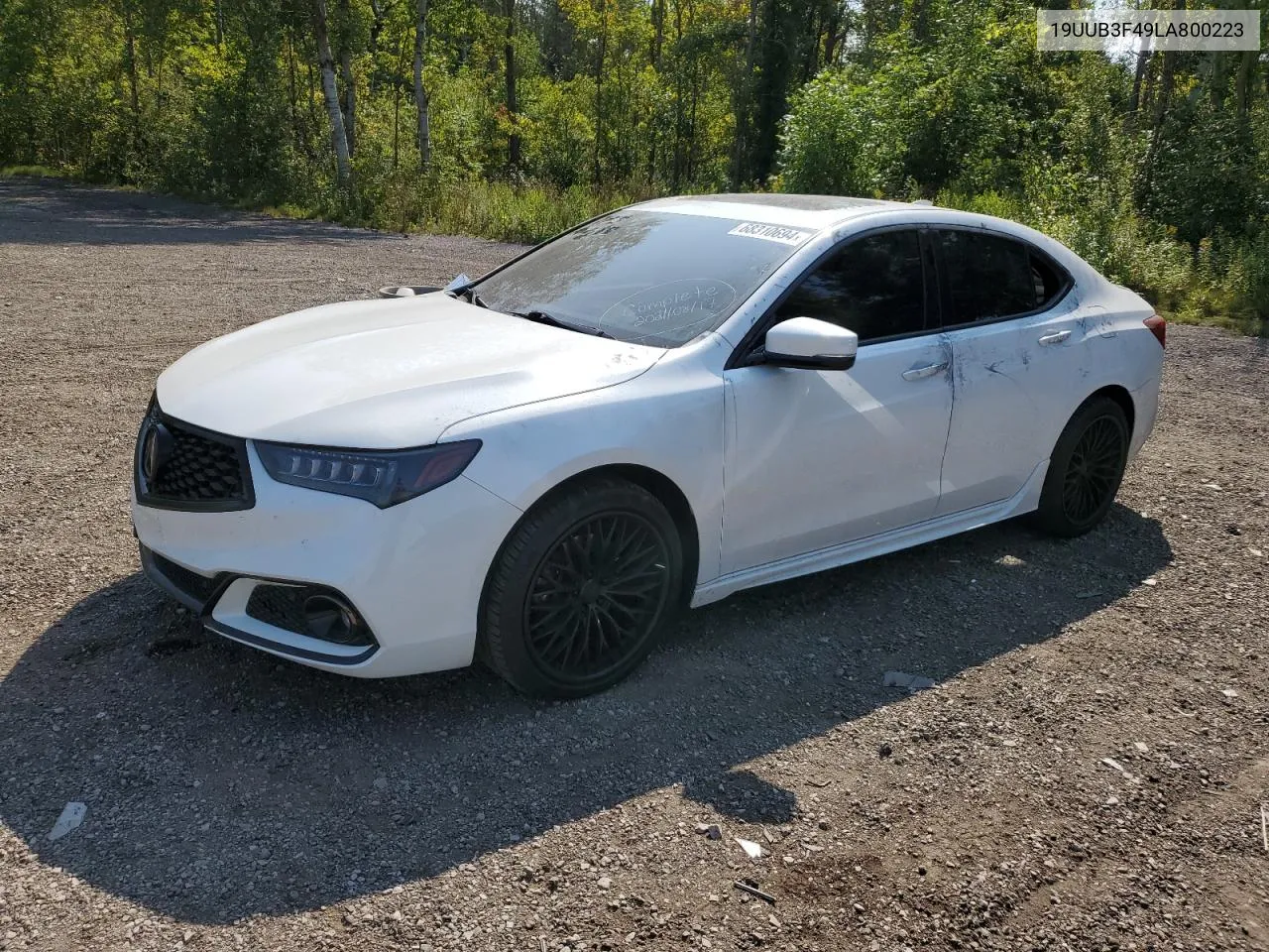 2020 Acura Tlx Technology VIN: 19UUB3F49LA800223 Lot: 68310694