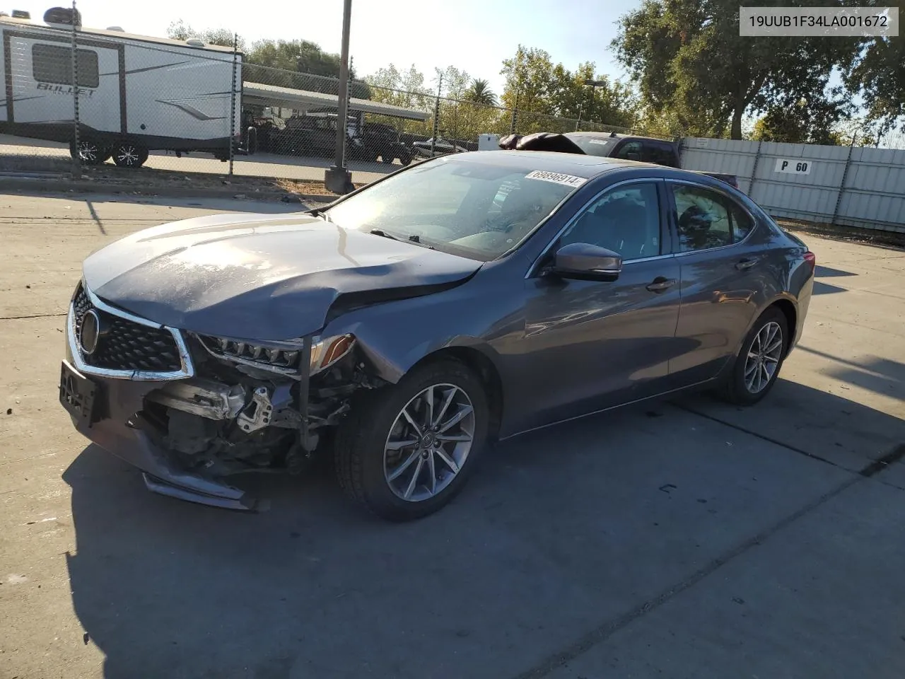 19UUB1F34LA001672 2020 Acura Tlx