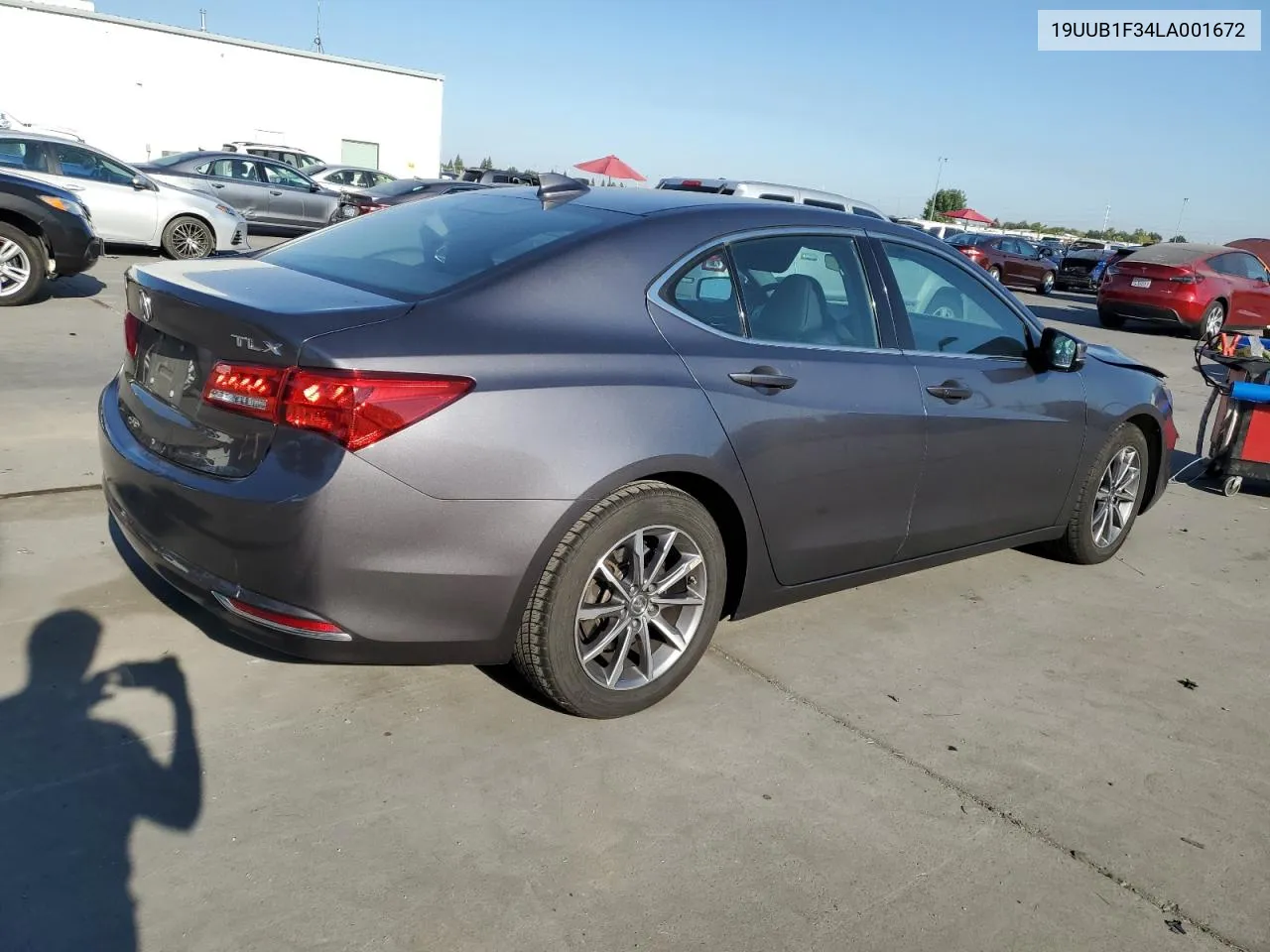 2020 Acura Tlx VIN: 19UUB1F34LA001672 Lot: 69896914