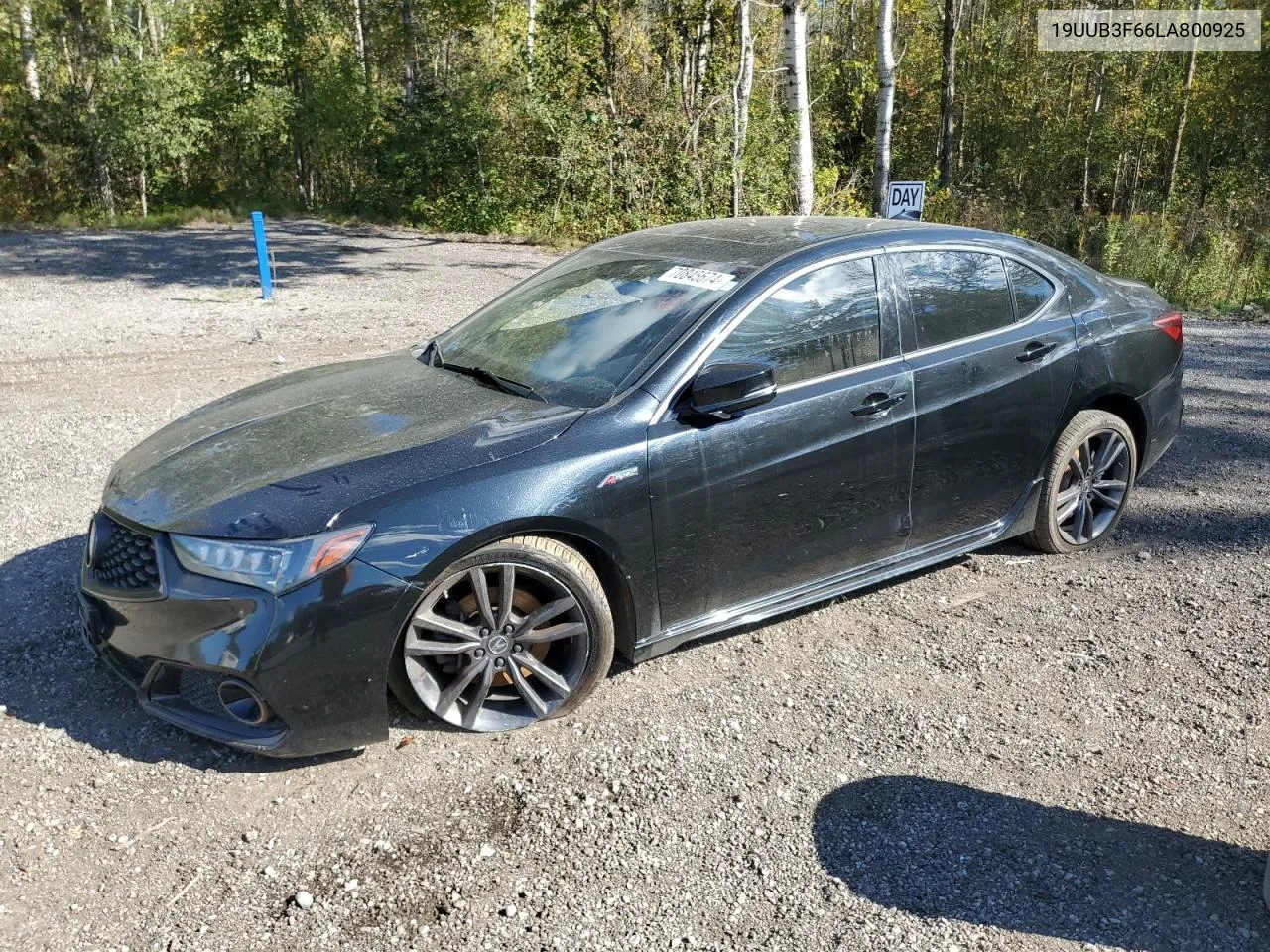 2020 Acura Tlx Technology VIN: 19UUB3F66LA800925 Lot: 70845674