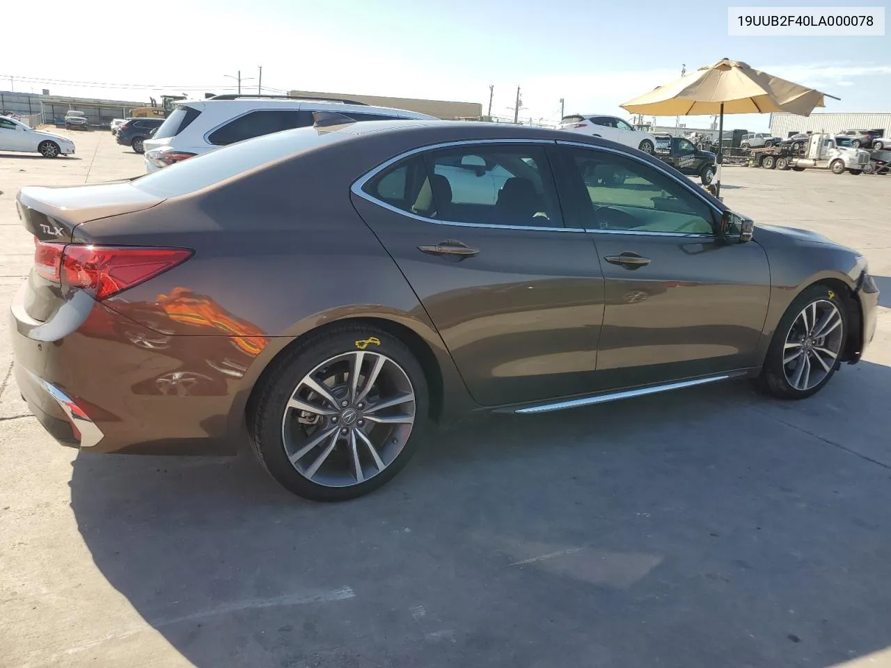 2020 Acura Tlx Technology VIN: 19UUB2F40LA000078 Lot: 71225234