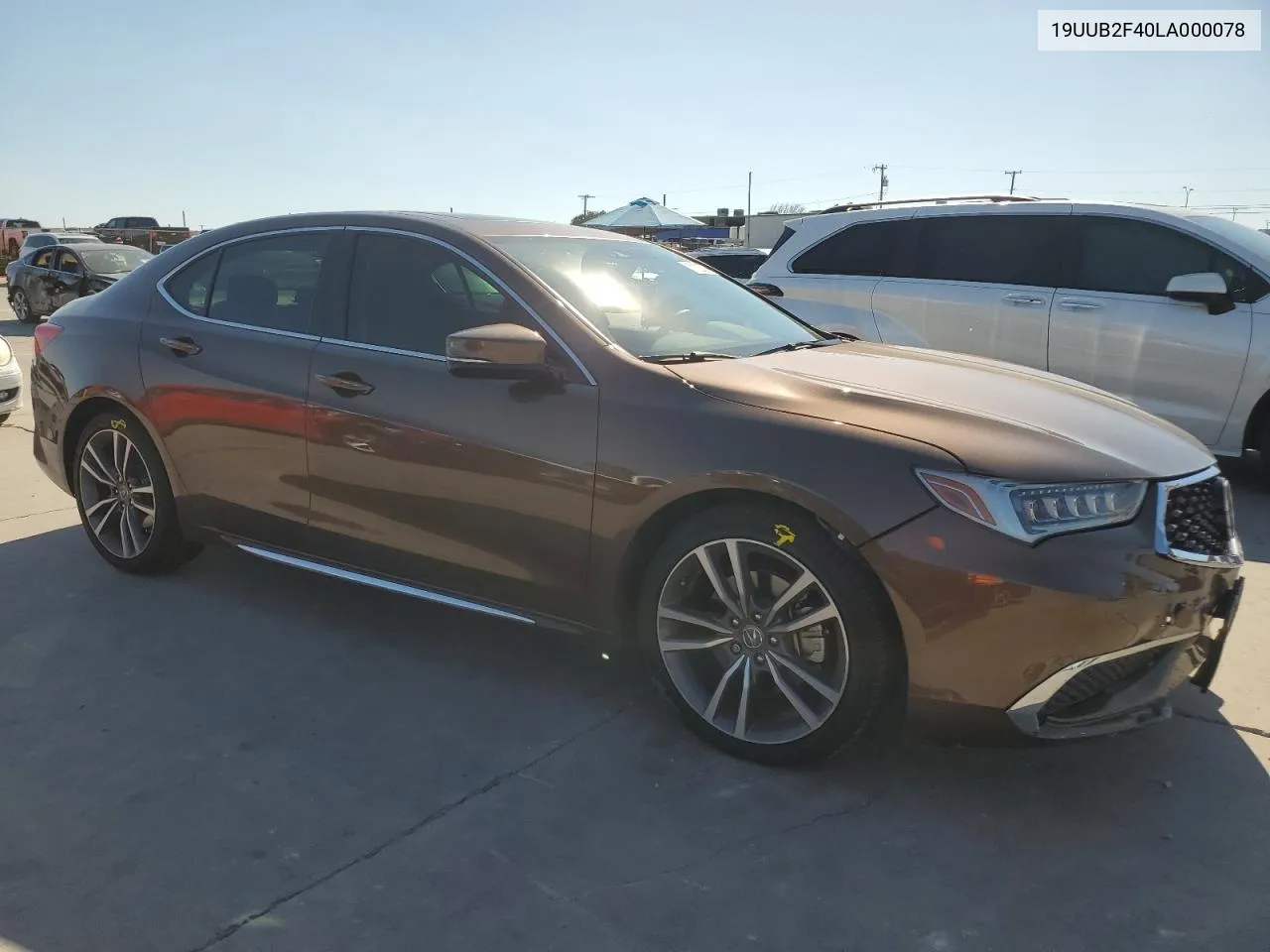 2020 Acura Tlx Technology VIN: 19UUB2F40LA000078 Lot: 71225234