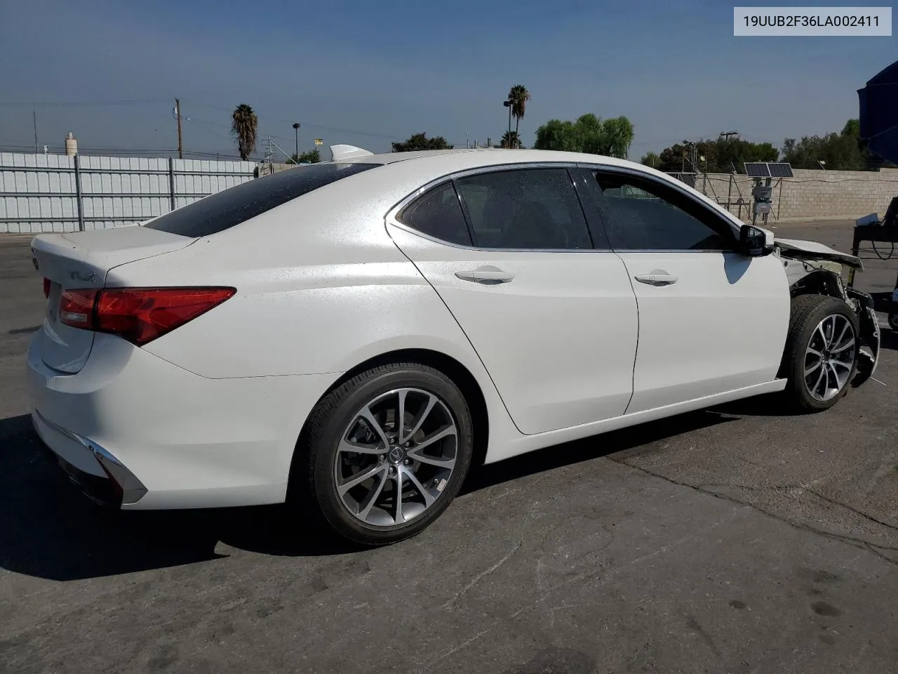 2020 Acura Tlx VIN: 19UUB2F36LA002411 Lot: 72030644