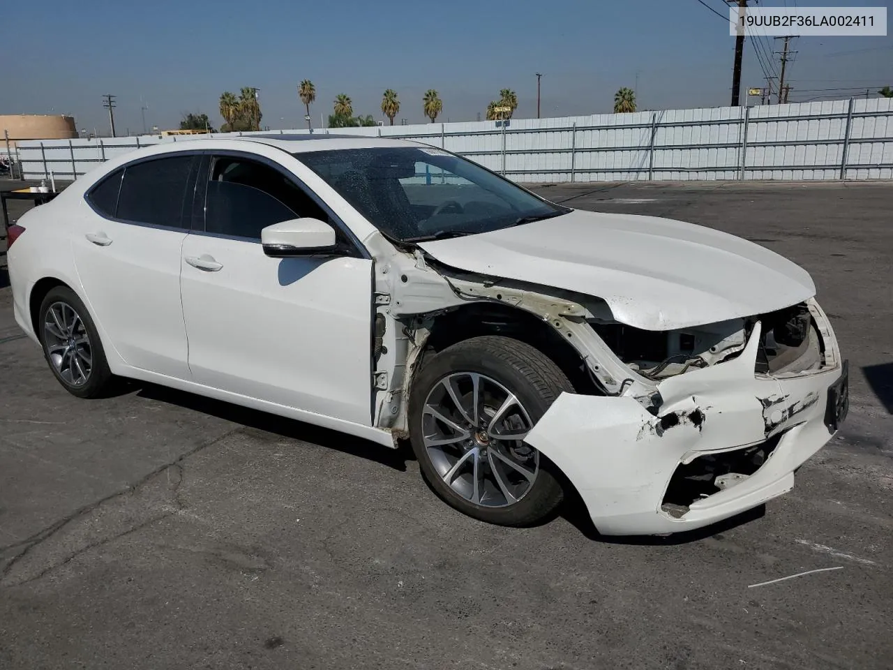 2020 Acura Tlx VIN: 19UUB2F36LA002411 Lot: 72030644