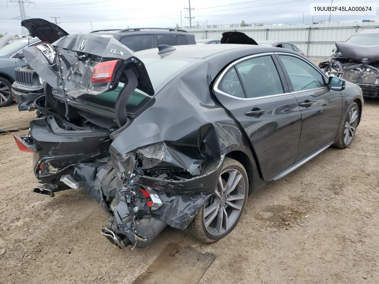 2020 Acura Tlx Technology VIN: 19UUB2F45LA000674 Lot: 72777104