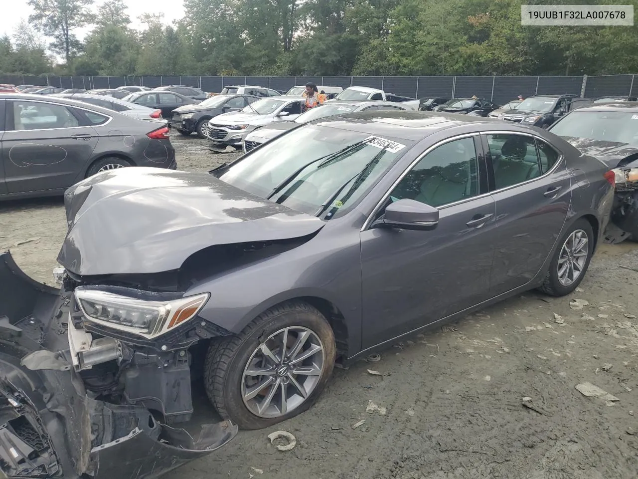 2020 Acura Tlx VIN: 19UUB1F32LA007678 Lot: 73346334