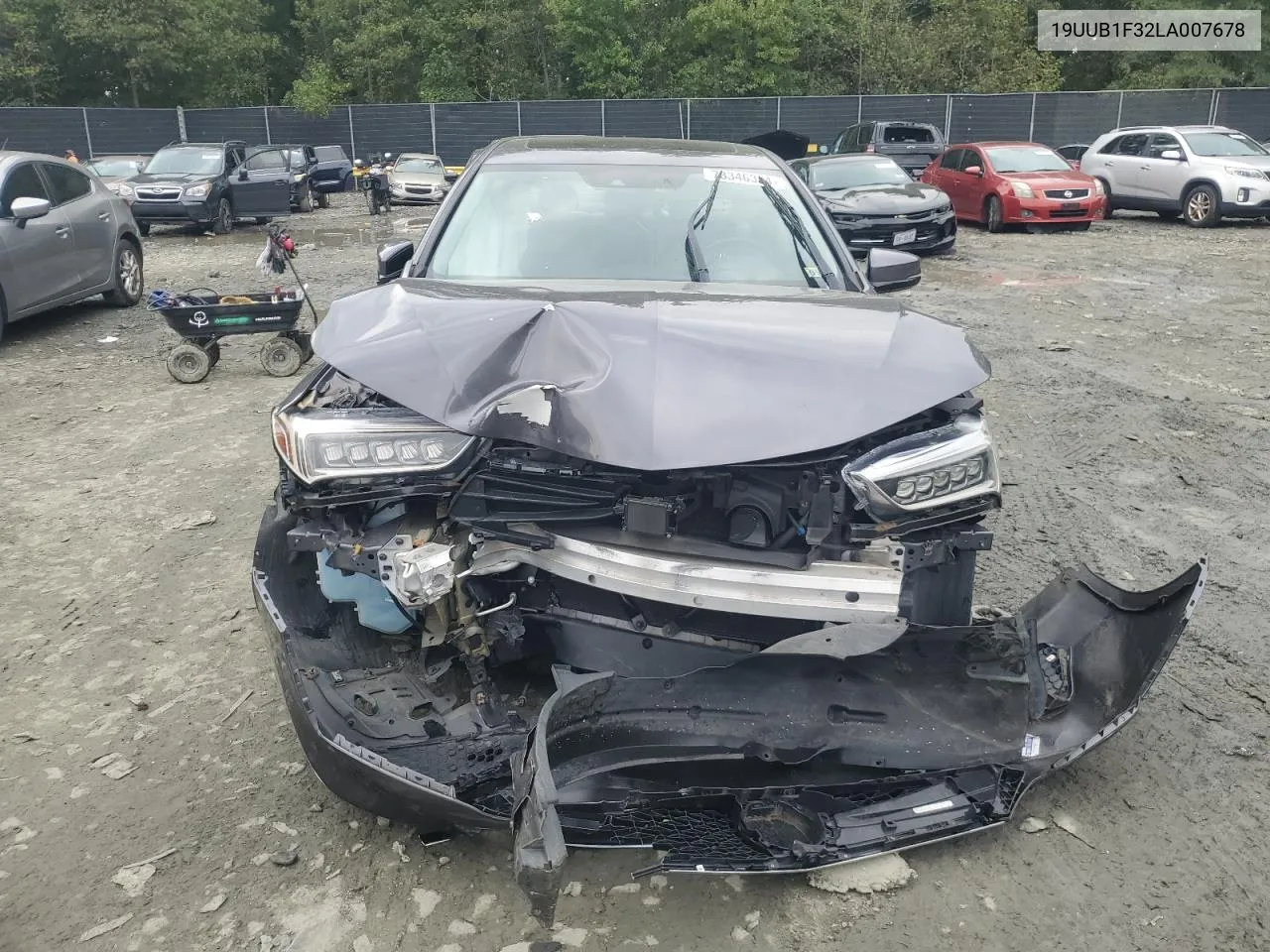 2020 Acura Tlx VIN: 19UUB1F32LA007678 Lot: 73346334