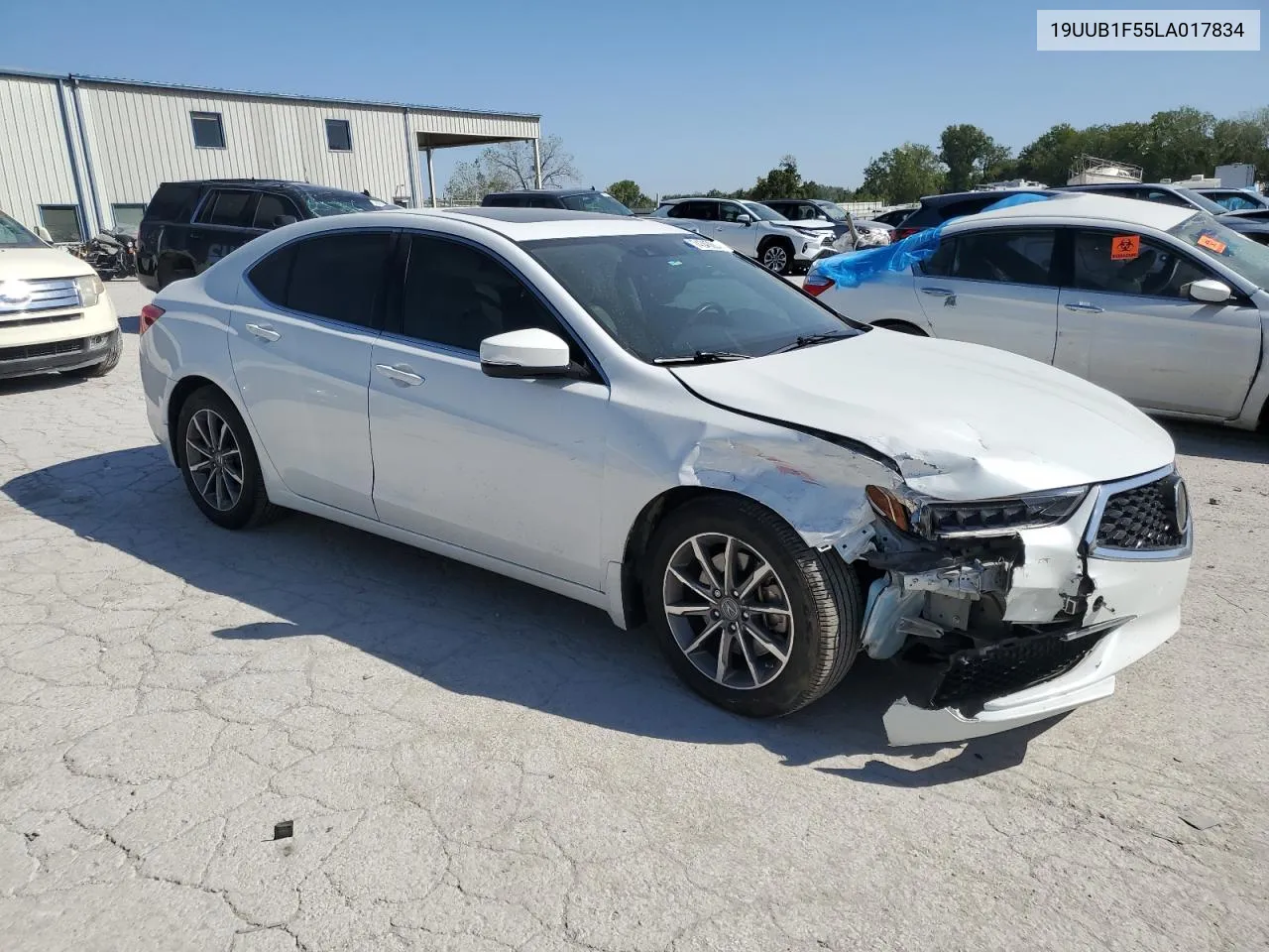 2020 Acura Tlx Technology VIN: 19UUB1F55LA017834 Lot: 74345604