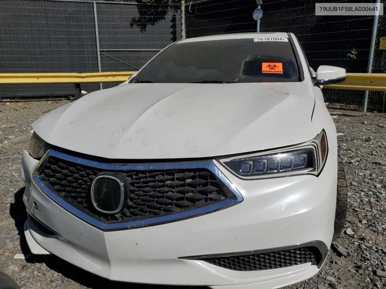 2020 Acura Tlx Technology VIN: 19UUB1F58LA000641 Lot: 76187004