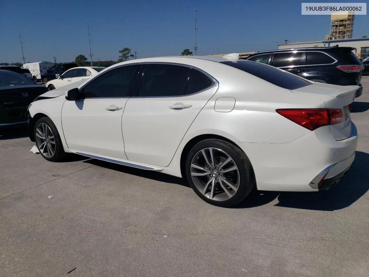 2020 Acura Tlx Advance VIN: 19UUB3F86LA000062 Lot: 77369314