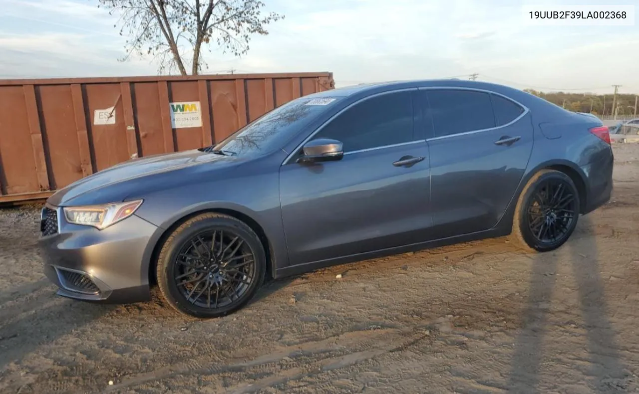 2020 Acura Tlx VIN: 19UUB2F39LA002368 Lot: 78662594