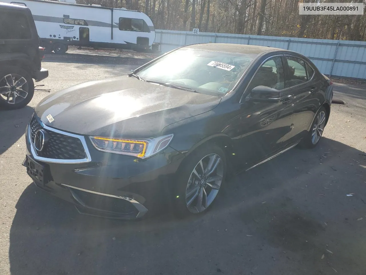 2020 Acura Tlx Technology VIN: 19UUB3F45LA000891 Lot: 78695594